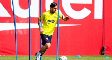 Lionel Messi lidera el regreso de los futbolistas del Barcelona a los entrenamientos