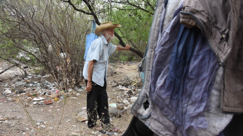 Don Ramón Bojórquez, la cara de la pobreza extrema en Navojoa
