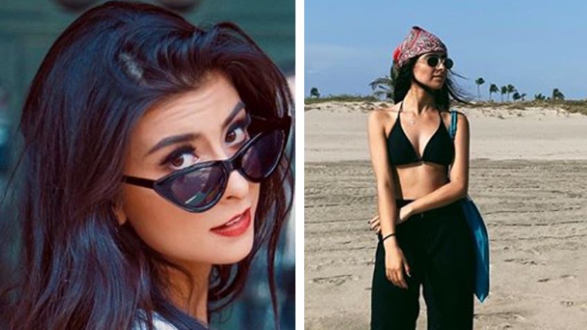 Paola, hija de Adal Ramones, saca su lado más atrevido en pequeño bikini negro