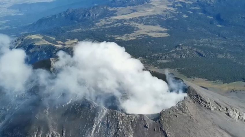 El Popocatépetl registra 27 explosiones en una semana; señala Cenapred