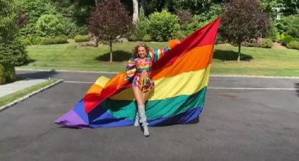 ¡Orgullo! Thalía da el banderazo de inicio para la Marcha LGBT en CDMX