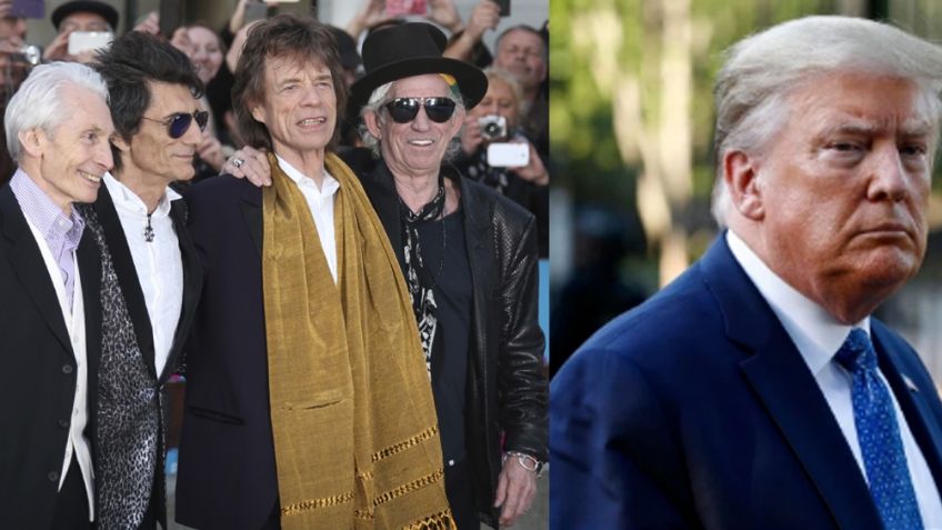 Rolling Stones lanzan clara advertencia a Donald Trump: "No uses nuestra música"