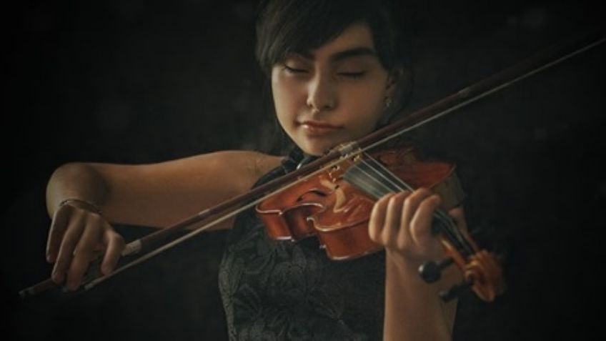 Oye Sofía; campaña para que una artista pueda escuchar su violín por primera vez