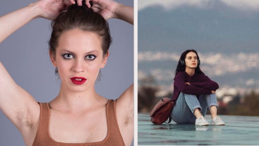 Así responde esta actriz de 'Control Z' a las críticas por los vellos de sus axilas