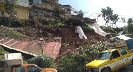 Deslave provocado por las lluvias sepulta a dos 'abuelitos' debajo de su casa