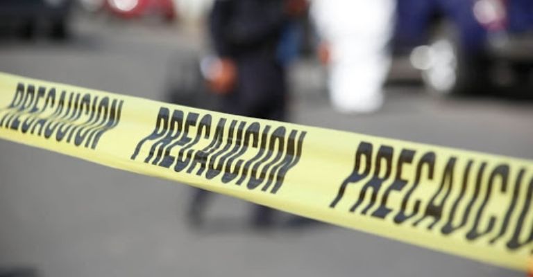 Acordonan el sitio del crimen