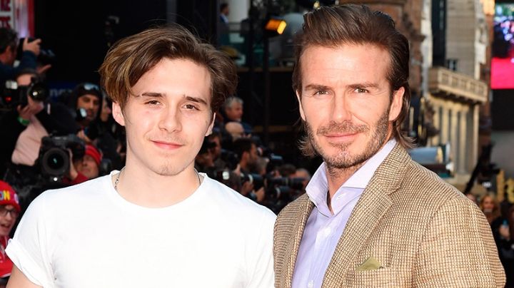 ¡Increíble! Brooklyn y David Beckham posan juntos como modelos para reconocida marca