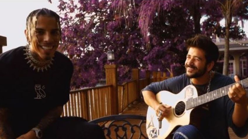 Camilo y Rauw Alejandro celebran el exito de 'Tattoo Remix' acústico en YouTube