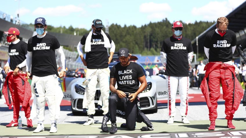 Pilotos de Fórmula Uno se unen para combatir en contra del racismo