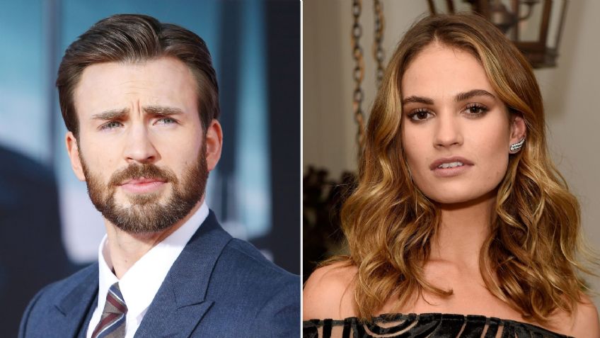 ¿Nuevo romance? Captan a Chris Evans y Lily James en una cena romántica en Londres