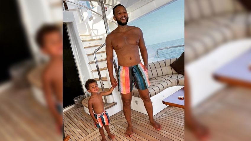 ¡Tan adorable! John Legend comparte una foto junto a su hijo y sus fans se 'derriten de amor'