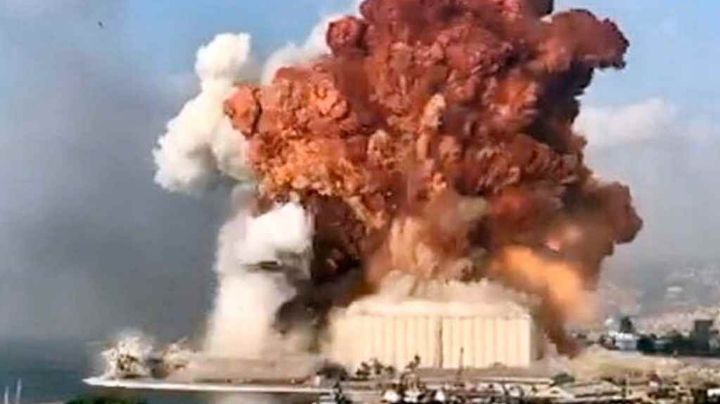 VIDEO: Así se ve el poder de la explosión en Beirut cuadro por cuadro
