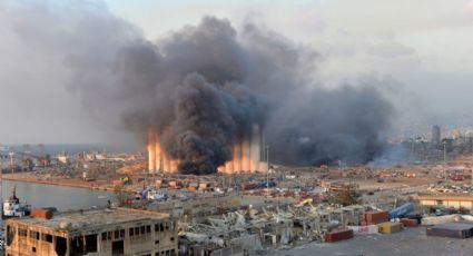 VIDEO: Dron capta imágenes devastadoras de Beirut tras las explosiones