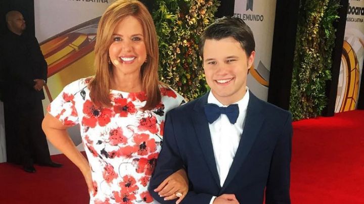 Hijo adoptivo de María Celeste Arrarás sorprende al iniciar su carrera artística