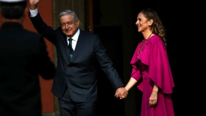 Esto costó el vestido que Beatriz Gutiérrez usó en el segundo informe de AMLO