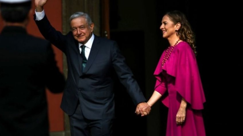 Esto costó el vestido que Beatriz Gutiérrez usó en el segundo informe de AMLO