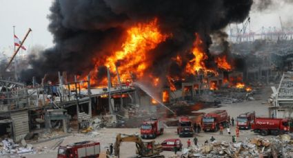 VIDEO: Gran incendio vuelve a provocar pánico en Beirut, Líbano