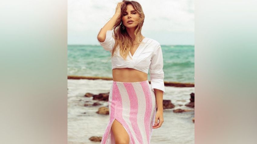 Esposa de Luis Fonsi deleita pupilar al realizar tremenda pasarela en el aeropuerto