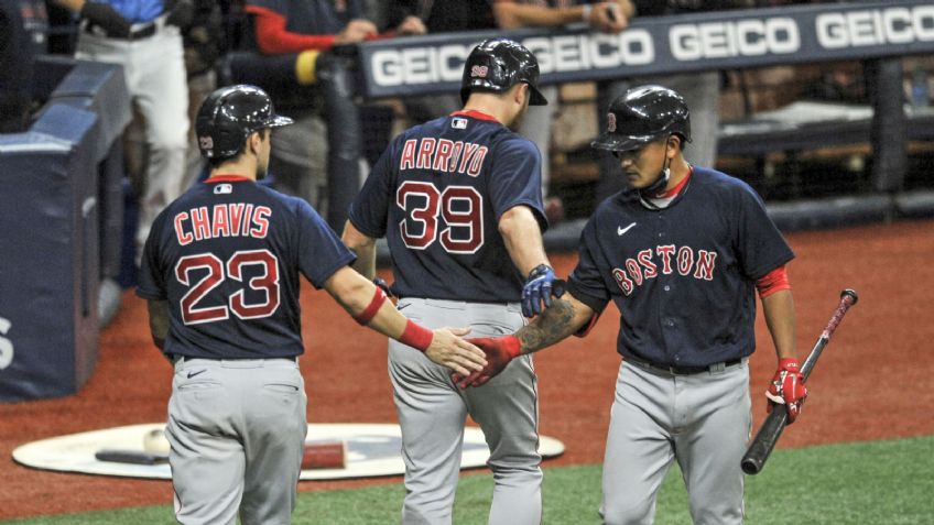 Chistian Vázquez y Arroyo le dan el triunfo a Medias Rojas sobre Rays