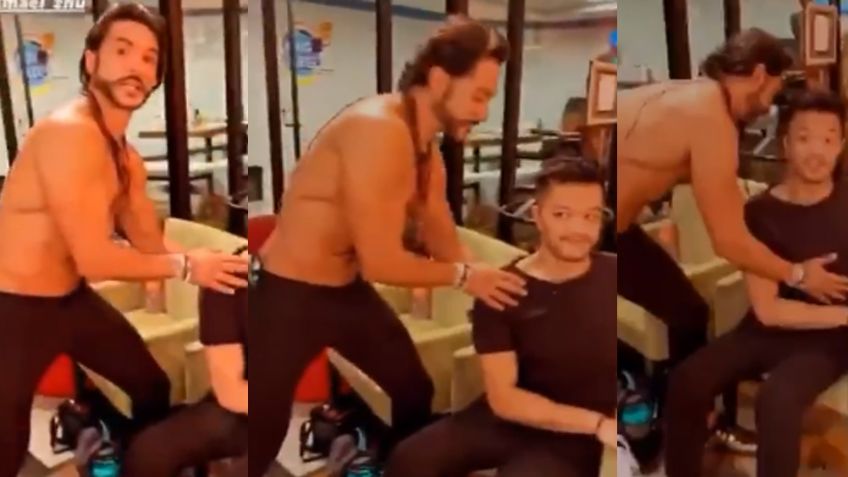 ¿Y Roger? Atrapan a 'El Chino' en comprometedor momento con Alejandro Maldonado en foro de 'VLA'