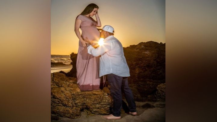 ¡A punto de reventar! Así luce Cheli Madrid, la esposa de la expareja de Chiquis