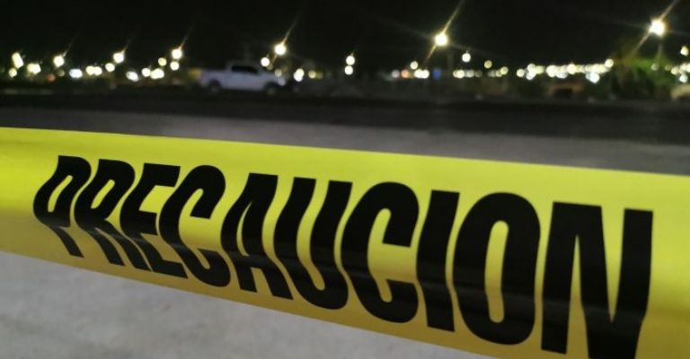 Acordonan el sitio del crimen