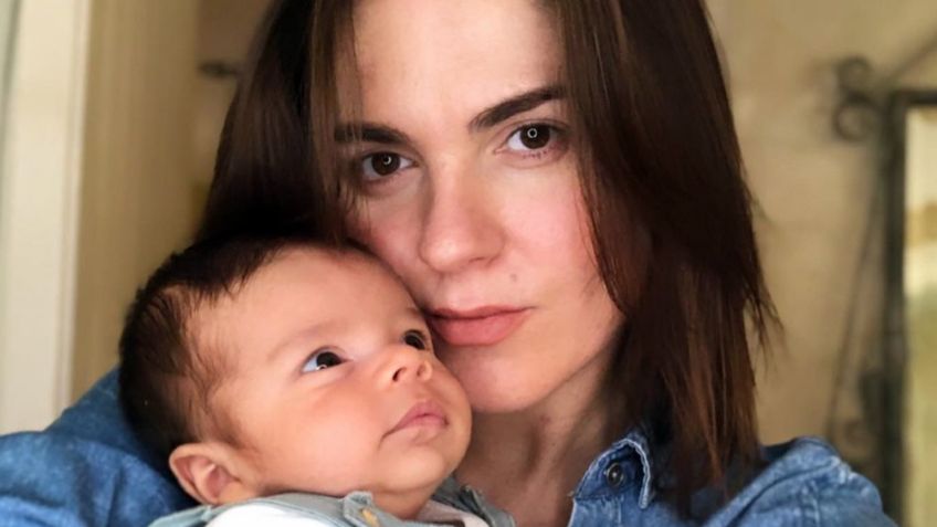 Zoraida Gómez, hermana de Eleazar Gómez, presume a su bebé de 4 meses