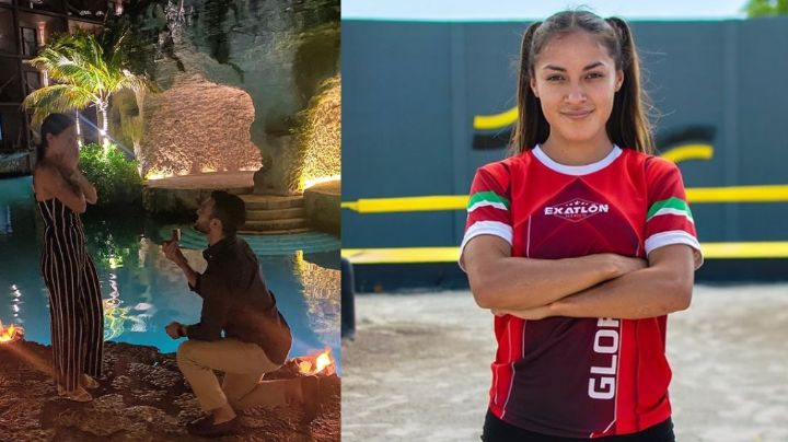 Gloria Murillo de 'Exatlón' se compromete en romántica cita en la playa