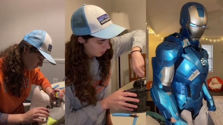 Ingeniera impacta a todo TikTok al construir su propio traje de 'Iron Man'
