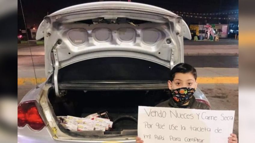 Niño circula como vendedor para pagar a su papá lo que gastó en videojuegos