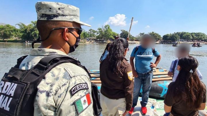 Autoridades realizan operativo en la frontera sur tras posible llegada de migrantes hondureños