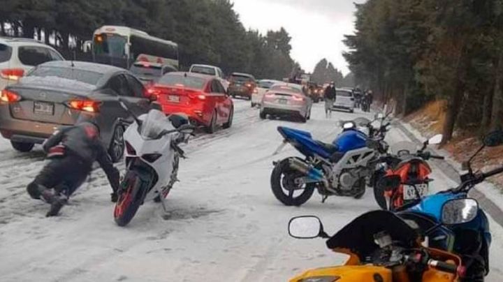 Granizo y aguanieve pintan de blanco a CDMX; estas son las impactantes fotos