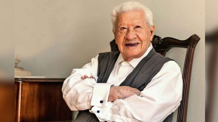 A sus 96 años, Don Ignacio López Tarso pide una jovencita "guapa y cariñosa"