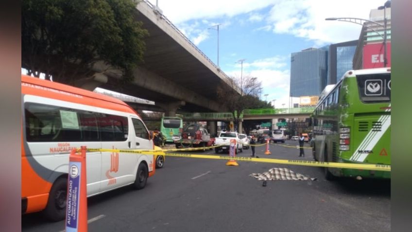 Ayudante de camión pierde la vida luego de que el chofer jugara carreras en Naucalpan
