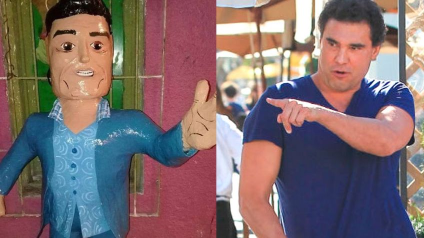 Eduardo Yáñez consigue su propia piñata por polémica agresión a reporteros