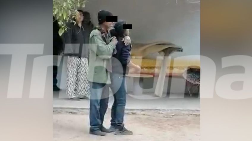 VIDEO: Momento exacto en el que detienen a sujeto armado con una rehén en el Campo 30