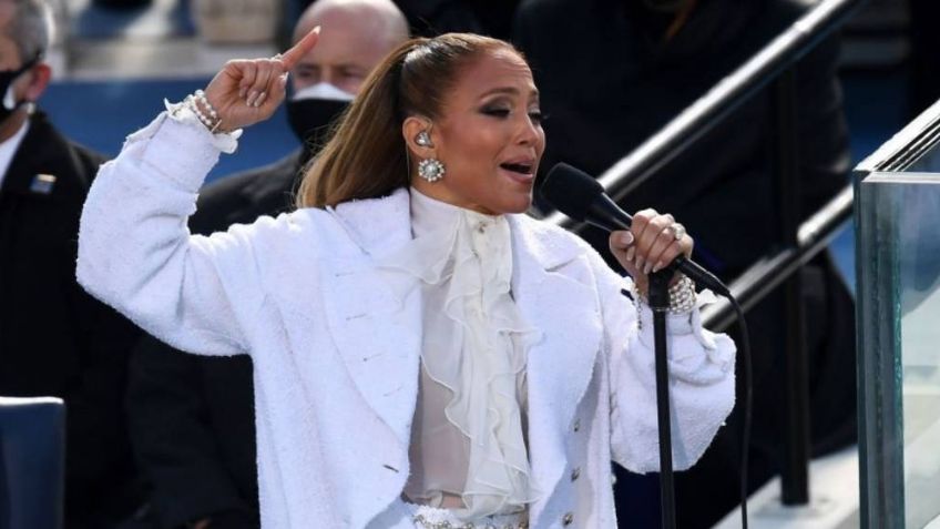 Jennifer Lopez habla en español en la posesión de Biden y usuarios reaccionan con memes