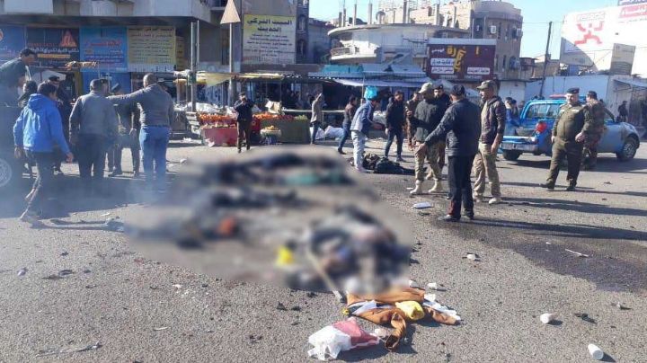 VIDEO: Así fue la explosión suicida que cobró la vida de 32 personas en Bagdad