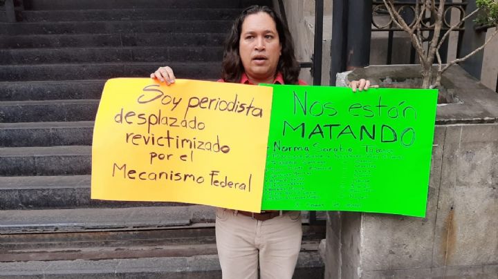 Periodista amenaza con inmolarse si no recibe una respuesta del gobierno de México