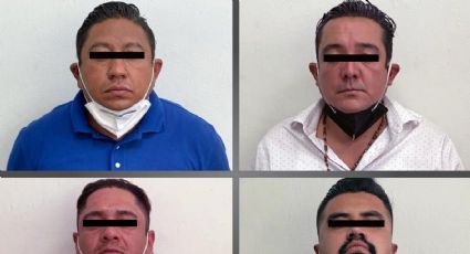 Detienen a cuatro sujetos que se hacían pasar por miembros de la Fiscalía del Estado de México