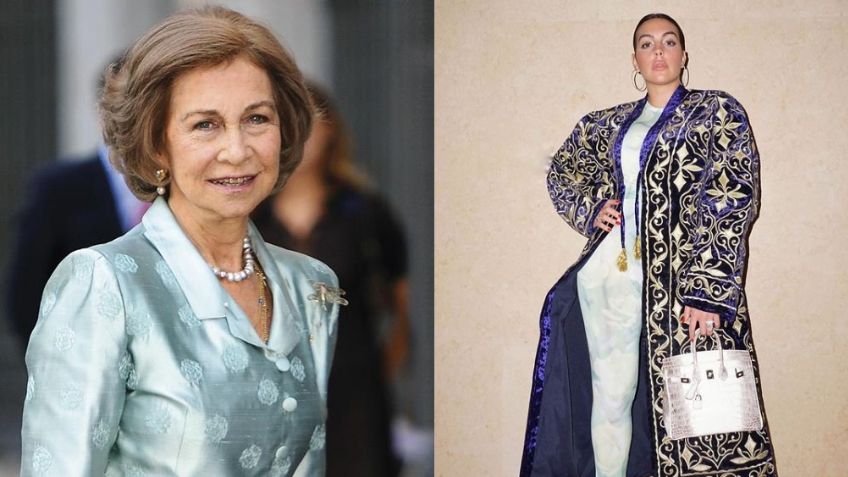 Georgina Rodríguez, novia de Cristiano Ronaldo, recibe sorpresa de la Reina Sofía de España