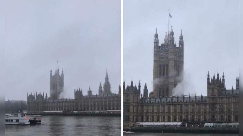 VIDEO: Parlamento de Londres se encuentra bajo el humo; no hay aviso de emergencia