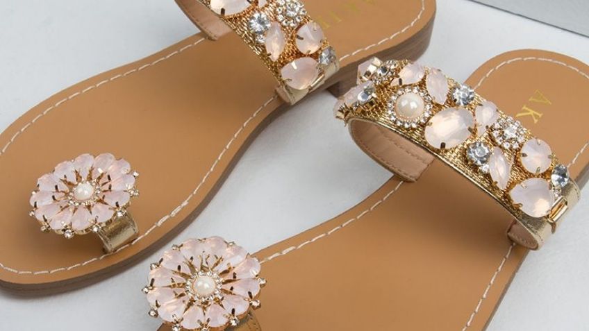 ¡Prepárate para la primavera! Estas sandalias con flores serán la sensación del momento