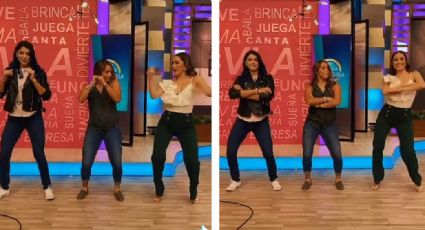 Cynthia Rodríguez y exatletas de 'Exatlón' deleitan a fans con coqueto baile en 'VLA'