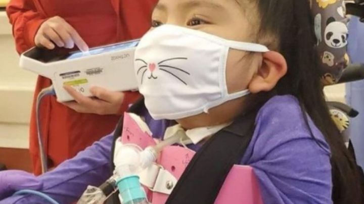 A sus cuatro años el Covid-19 le cambió la vida: Perdió a su padre y ella quedó paralítica