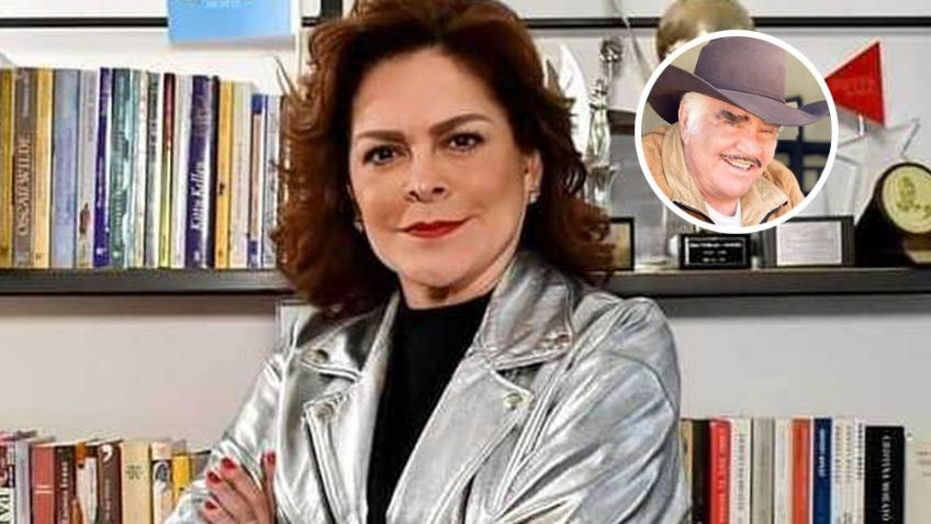 Mara Patricia Castañeda pide un alto a las críticas por entrevistar a Don Vicente Fernández