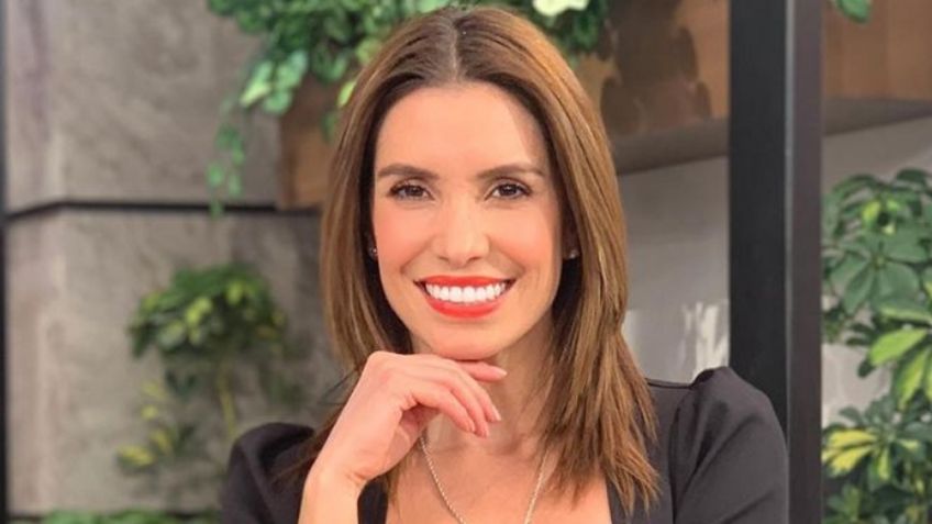 Confiada en su belleza, Andrea Escalona aparece en 'Hoy' con coqueto vestido amarillo