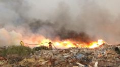 Incendios en basurones de Navojoa  movilizan a Bomberos