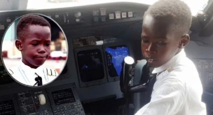 Niño impacta a millones en el mundo al lograr pilotar un avión con solo 7 años de edad