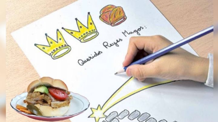 "1 torta de milanesa": Esta es la petición de un adorable niño a los Reyes Magos